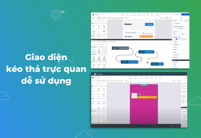 Công cụ trực quan trên SAP BTP giúp xây dựng ứng dụng, quy trình tự động trên hệ thống